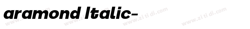 aramond Italic字体转换 aramond Italic字体转换